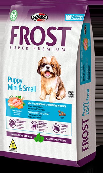 Ração Frost Puppy SB para Cães Filhotes de Raças Pequenas, 2,5kg
