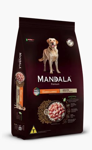 Mandala Cão Adulto Frango E Arroz 20kg