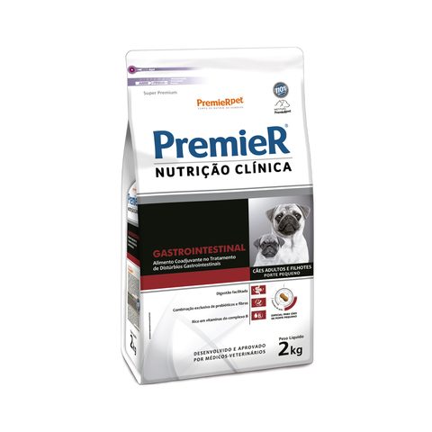 Premier Nc Cães Gastrointestinal Pequeno Porte 2kg