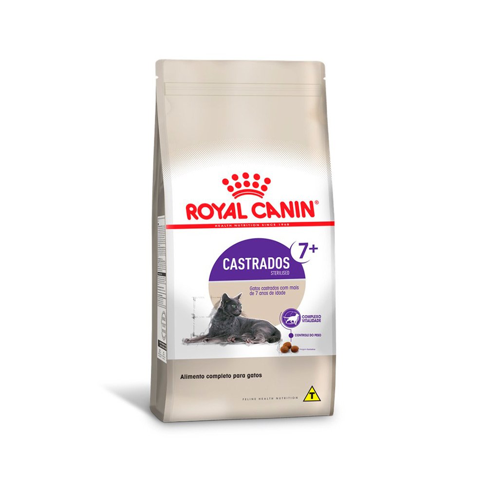 Ração Royal Canin Castrados 7+ para Gatos Adultos Maduros, 400g