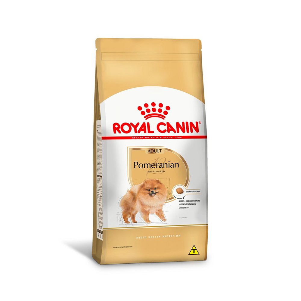 Ração Royal Canin Spitz Alemão Pomeranian para Cães Adultos, 2,5kg
