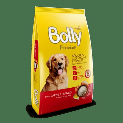 Bolly Premium Cães Adultos Carne E Frango 1 Kg